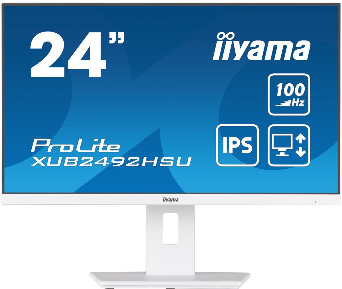 IIYAMA XUB2492HSU-W6 23.8" IPS 100Hz, HDM, DP - Image 2