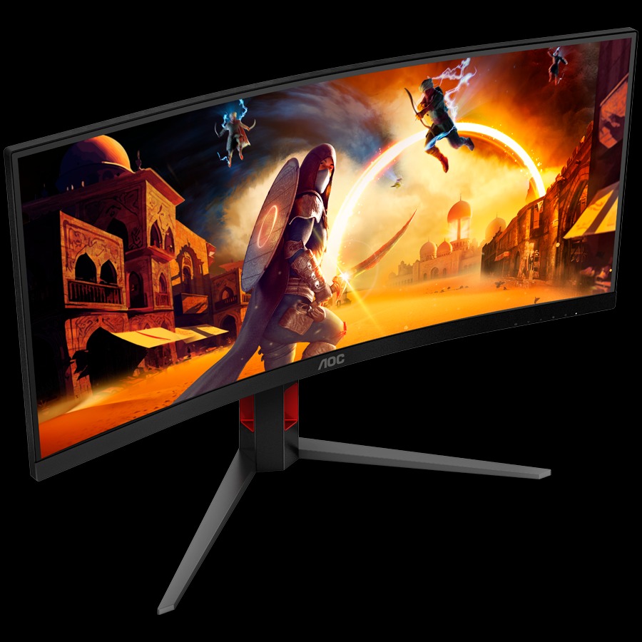 AOC Monitor Gaming CU34G4 Curved 34",180Hz, 1ms, HDM, DP - Image 2
