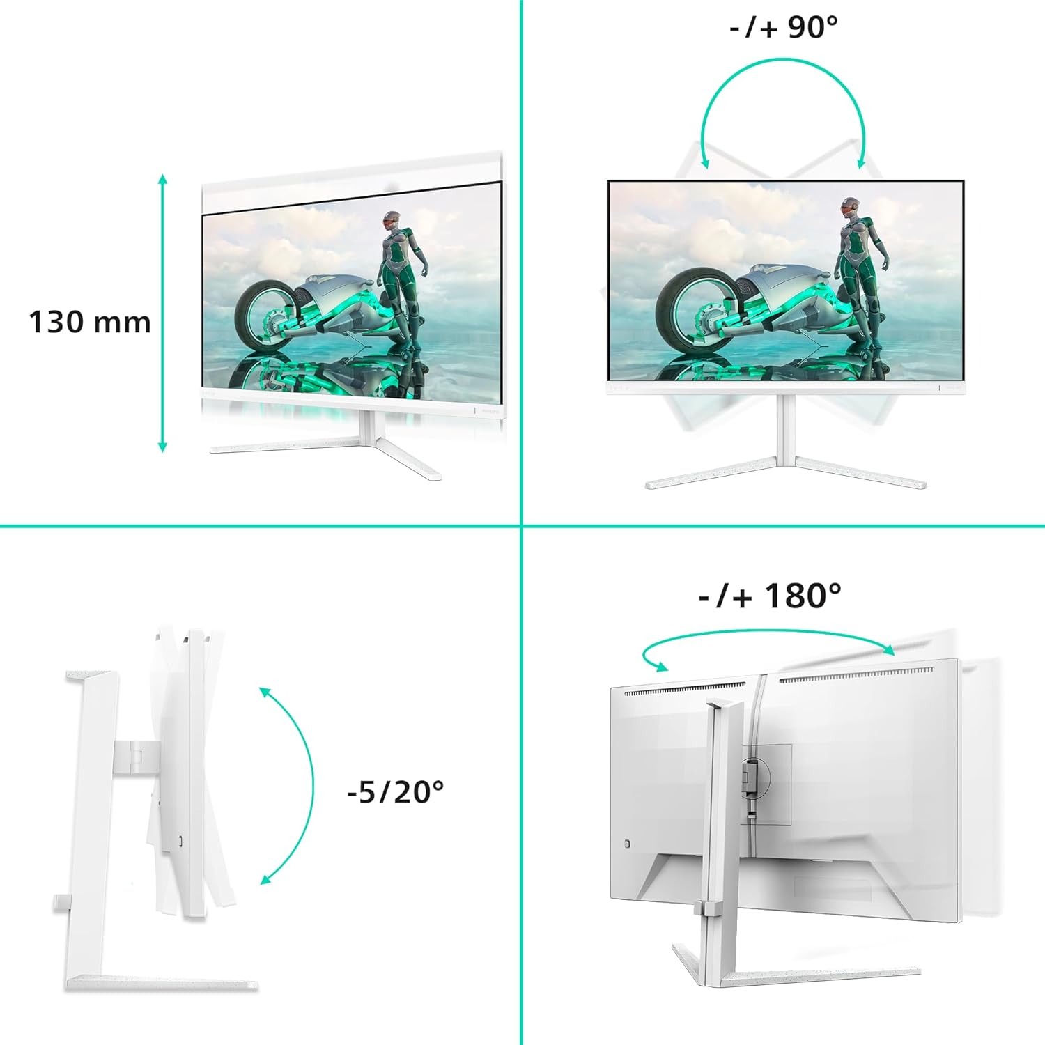 Philips Gaming Monitor 27M2N3501PA/00, 27" QHD, 260Hz, IPS - Image 5