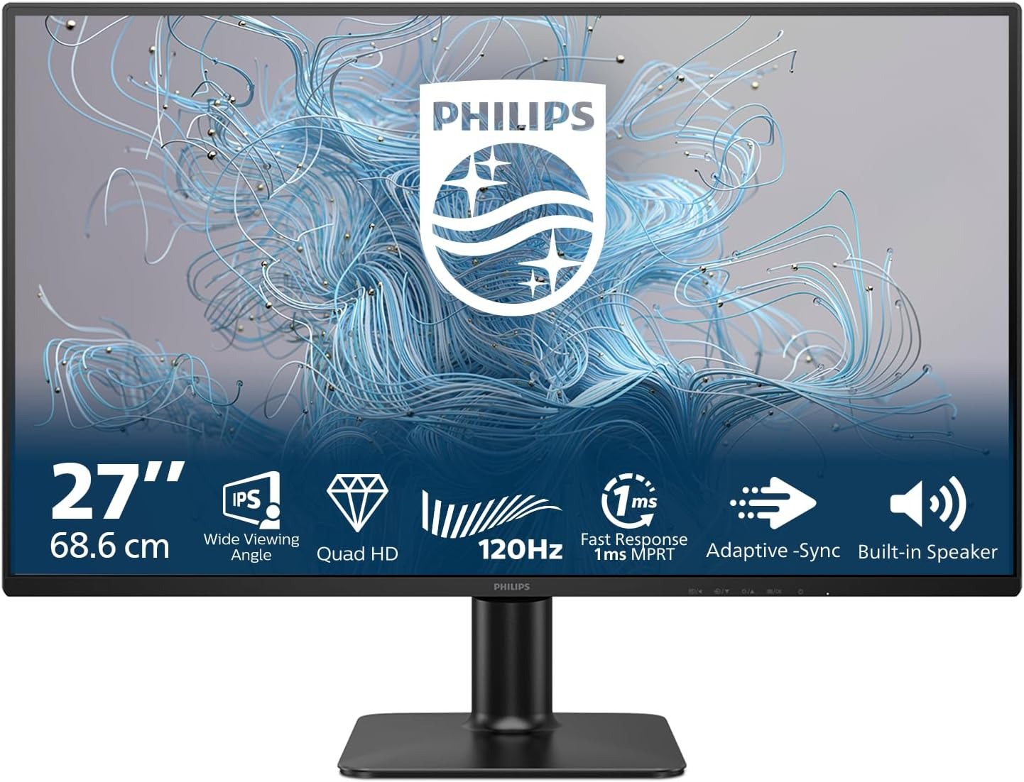Philips 27E2N2500 Monitor 2560x1440 27" QHD, 120Hz IPS, 1ms, HDMI, DP - Image 3